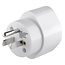 Reiseadapter Europa (geerdet) zu USA & Japan (Typ B) / Weiß