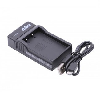 VHBW Kamera-Akku-Ladegerät kompatibel mit Olympus BLS-1, BLS-5, BLS-50, PS-BLS1, PS-BLS5, PS-BLS50 und Fujifilm NP-140 Akkus
