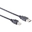 USB-A auf USB-B Kabel | USB 2.0 | 0,5 m | Schwarz | 2,5W