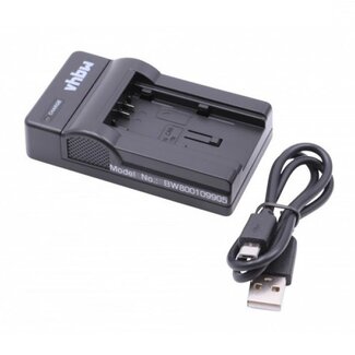 VHBW Kamera-Akku-Ladegerät kompatibel mit Canon BP-709, BP-718, BP-727 und BP-745 Akkus