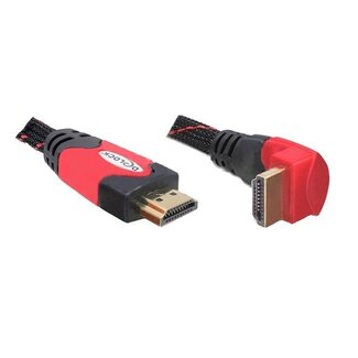 DeLOCK Premium HDMI-Kabel - 90° Winkel nach unten - Version 1.4 (4K 30Hz) - 3 Meter