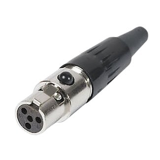 Electrovision Mini XLR 4-poliger (TA4) Stecker (m)