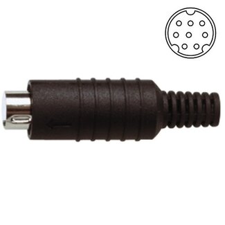 OKS 8-poliger Mini-DIN-Stecker (m)