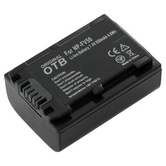 OTB Kameraakku kompatibel mit Sony NP-FV50 - 650 mAh