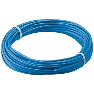 Goobay 10m blaues 1x0,14mm isoliertes Kupferdraht für Hobbyzwecke - 10 Meter