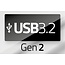 Premium USB-C Verlängerungskabel - USB 3.2 (bis 10 Gbit/s) - PD 20V/3A - 4K 60Hz Video - 2m Schwarz