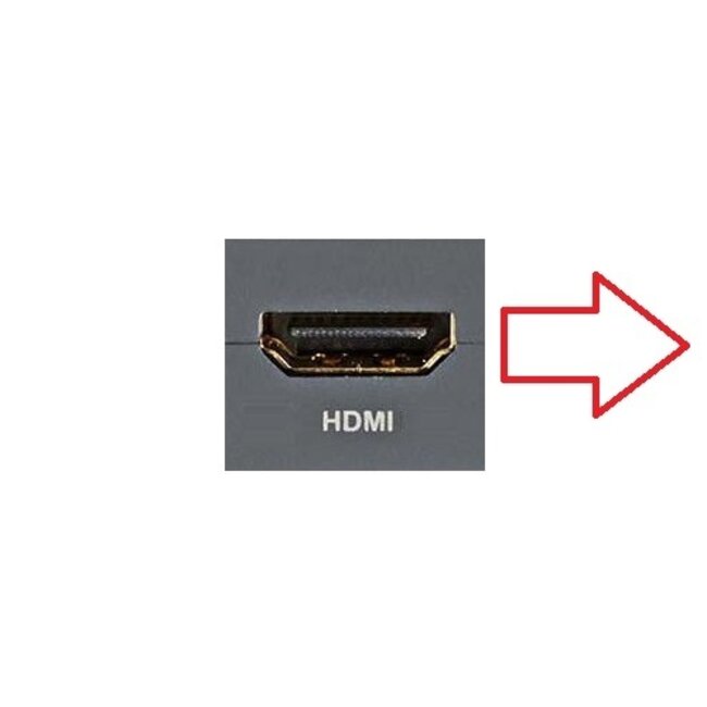 HDMI-Kabel 90° Stecker (rechts/rechts) HDMI 2.0 4K60Hz HDR 0,5m