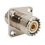 UHF (v) Einbaustecker mit 4 Schraublöchern - 50 Ohm