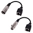 XLR 3-poliger Audio über Ethernet Extender (m - w) - 0,15 Meter