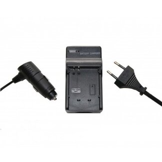 VHBW Schnellladegerät für Olympus Li-50B, Li-90B, Li-92B & Sony NP-BK1, NP-FK1 Akkus