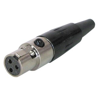Electrovision Mini XLR 3-poliger (TA3) Stecker (m)