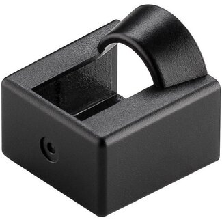 Goobay RJ45 (w) Abdeckkappen für RJ45 (m) Stecker ohne Kabelklemme - 10 Stück / Schwarz