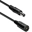 DC-Stecker (m) - DC-Buchse (w) Verlängerungskabel 5,5x2,1mm 5m 12V/0,5A schwarz