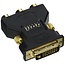 DVI-I Dual Link (m) auf Cinch Component (w) Adapter mit Schaltern