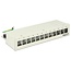 Desktop Patchpanel für 12 Keystone-Module / Grau