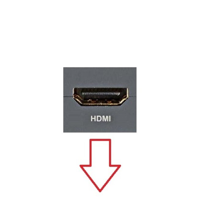 HDMI-Kabel 90° Winkelstecker (unten/unten) HDMI 2.0 4K60Hz HDR 0,60 m