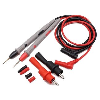 Dolphix Prüfkabels für Multimeter mit Krokodilklemmen - 1000V/20A - PVC - 0,80 m