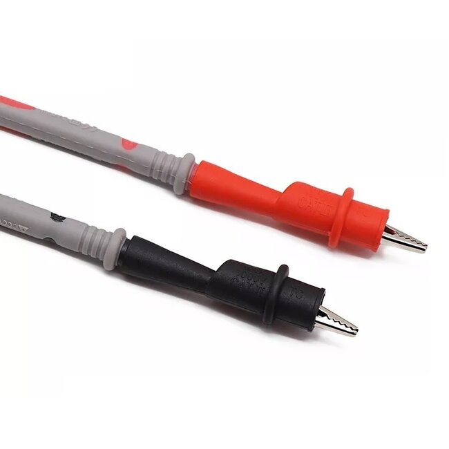 Prüfkabels für Multimeter mit Krokodilklemmen - 1000V/20A - PVC - 0,80 m