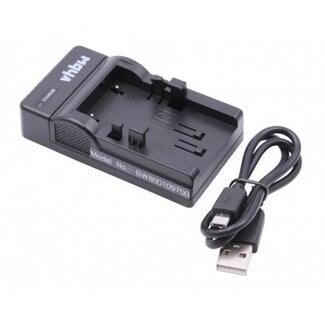 VHBW Kamera-Akku-Ladegerät kompatibel mit Canon NB-1L/NB-3L, Konica DR-LB4 & Minolta NP-500/NP-600