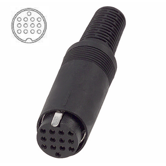 OKS 13-poliger DIN-Stecker (v)