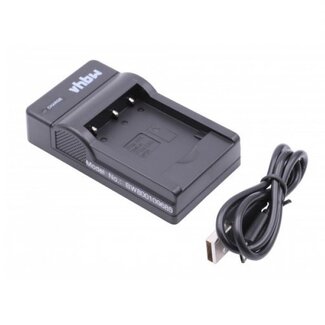 VHBW Kamera-Akku-Ladegerät kompatibel mit Nikon EN-EL19 und Sony NP-BJ1 Akkus