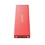 Orico Premium M.2 NVMe PCIe SSD Gehäuse (max. 80 mm, bis 2 TB) - USB 3.1 / Aluminium (Rot)