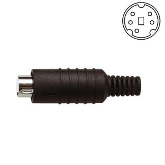 Electrovision Mini DIN 5-poliger Stecker männlich