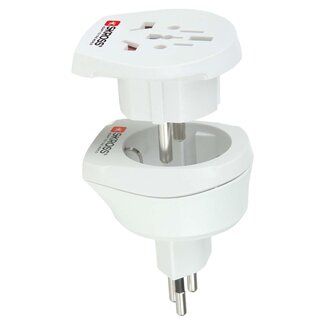 Skross Skross Kombi-Reiseadapter Europa zu Schweiz/Welt zu Europa