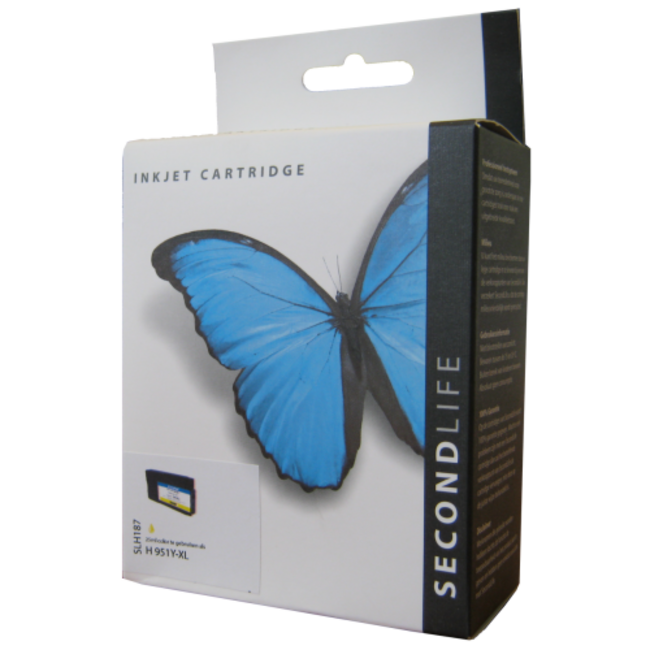 SecondLife Gelbe Tintenpatrone für HP 951 XL
