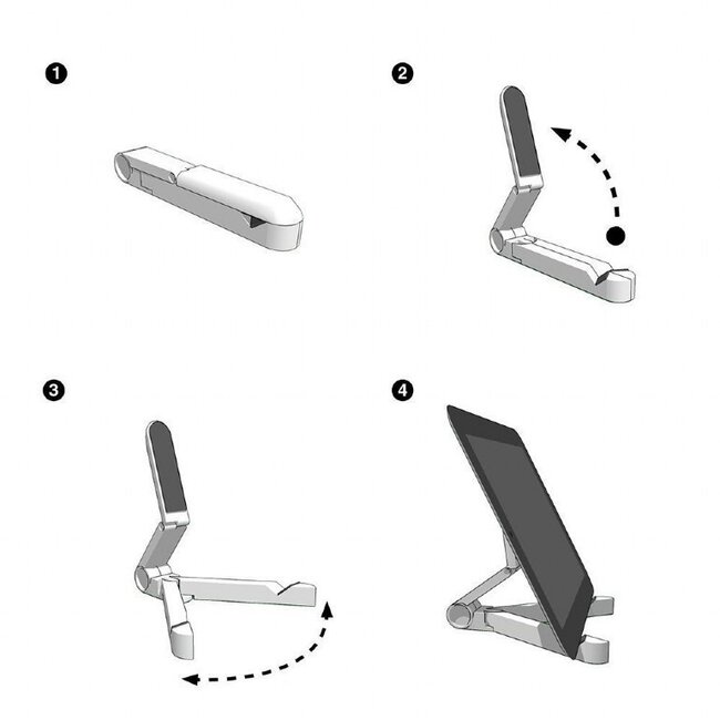 Gembird Tablet-Tischständer / Weiß