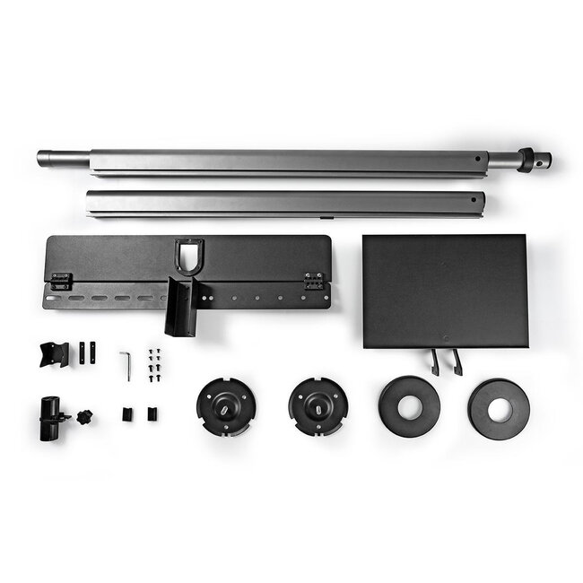 Nedis Boden-Deckenhalterung für Bildschirme bis 70 Zoll / Schwarz