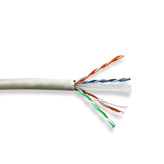 Nedis U/UTP CAT6 Gigabit Netzwerkkabel mit Massivleitern, LSZH - 1 Meter Rolle