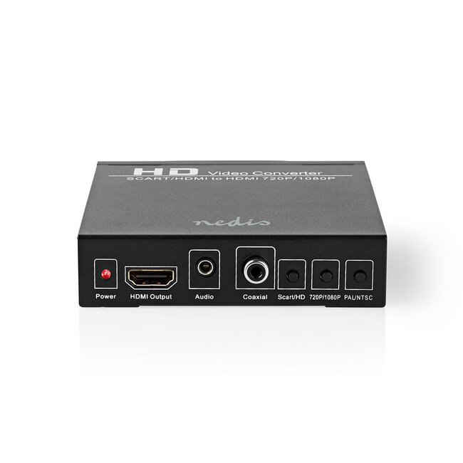 Nedis Premium SCART-zu-HDMI + Audio Konverter / Schwarz