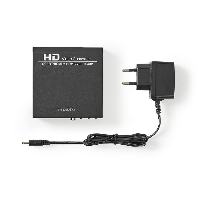 Nedis Premium SCART-zu-HDMI + Audio Konverter / Schwarz