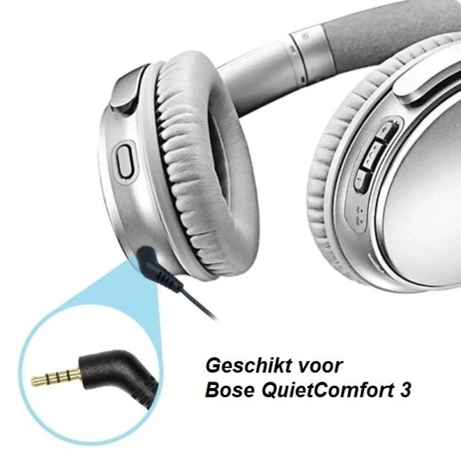 Audiokabel mit Control Talk für Bose QuietComfort 3 (QC3) Kopfhörer – 1,2 m