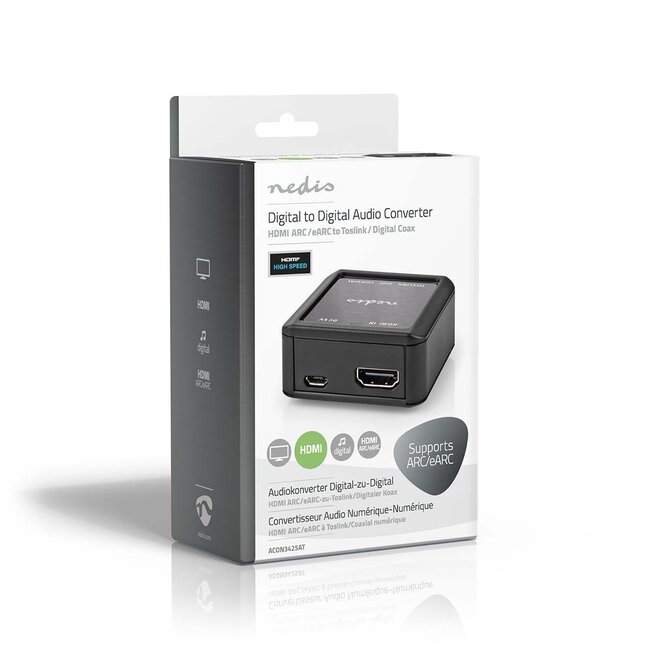 Nedis HDMI eARC zu digital Audio Konverter