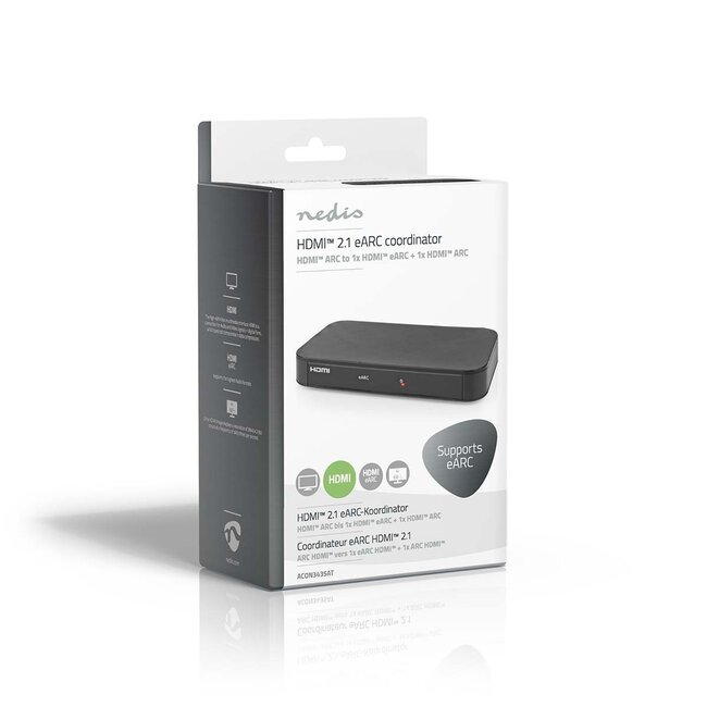 Nedis HDMI zu 2x HDMI eARC Splitter/Extractor