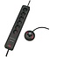Brennenstuhl Eco-Line Comfort Switch Steckdosenleiste 6-fach mit Fußschalter, 2m, schwarz
