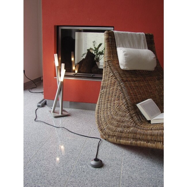 Brennenstuhl Eco-Line Comfort Switch Steckdosenleiste 6-fach mit Fußschalter, 2m, schwarz