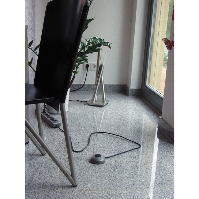 Brennenstuhl Eco-Line Comfort Switch Steckdosenleiste 6-fach mit Fußschalter, 2m, schwarz