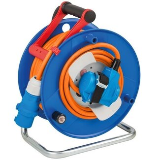 Brennenstuhl Brennenstuhl Garant CEE 3-polige IP44 Camping-/Maritime Kabeltrommel 23+2m Blau/Orange