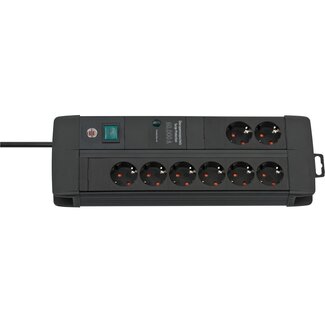 Brennenstuhl Brennenstuhl Premium-Line Steckdosenleiste 8-fach mit Überspannungsschutz, 3m, schwarz