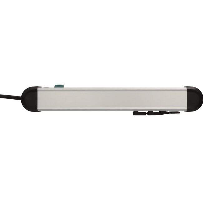 Brennenstuhl Premium-Alu-Line Steckdosenleiste 6-fach schwarz - 3 m