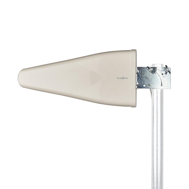 Nedis GSM/3G/4G/5G IP65 Innen-/Außenantenne mit SMA (m) Stecker - 10-11 dBi - Weiß - 4 m