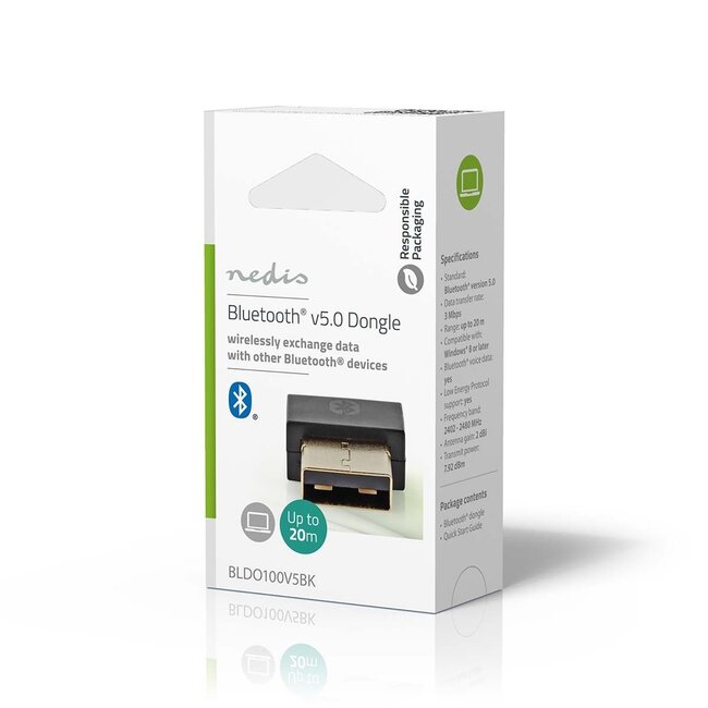 Nedis USB-A Bluetooth 5.0 Adapter