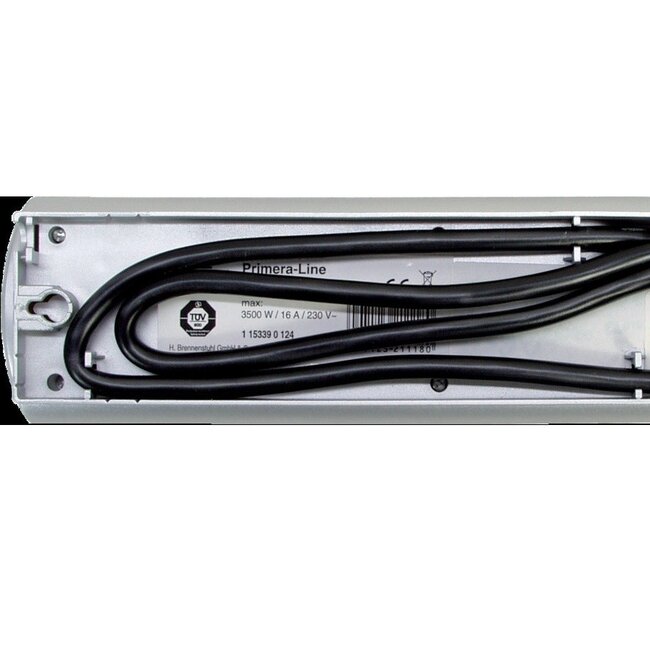 Brennenstuhl Primera-Line Steckdosenleiste 10-fach / Schwarz - 2 Meter