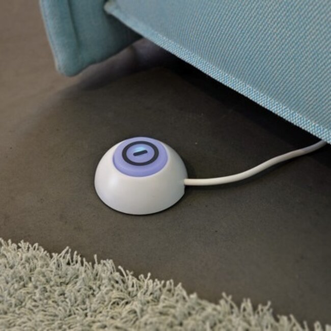 Brennenstuhl Eco-Line Comfort Switch Plus Steckdosenleiste 6-fach (4+2) mit Fußschalter, weiß - 1,5 m