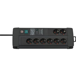 Brennenstuhl Brennenstuhl Premium-Line Steckdosenleiste 8-fach mit Überspannungsschutz (EMI/RFI) Schwarz 3m
