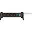 Brennenstuhl Alu-Office-Line Steckdosenleiste 4-fach schwarz 1,8 m