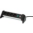 Brennenstuhl Alu-Office-Line Steckdosenleiste 4-fach schwarz 1,8 m
